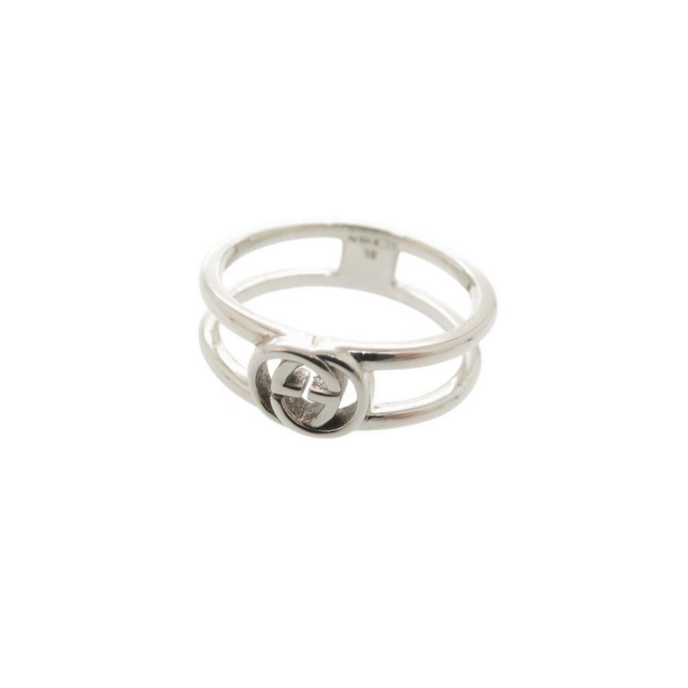 Gucci Interlocking 925 Sterling Silver Ring