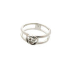 Gucci Interlocking 925 Sterling Silver Ring