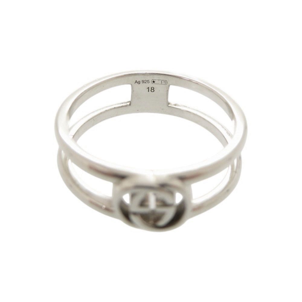 Gucci Interlocking 925 Sterling Silver Ring