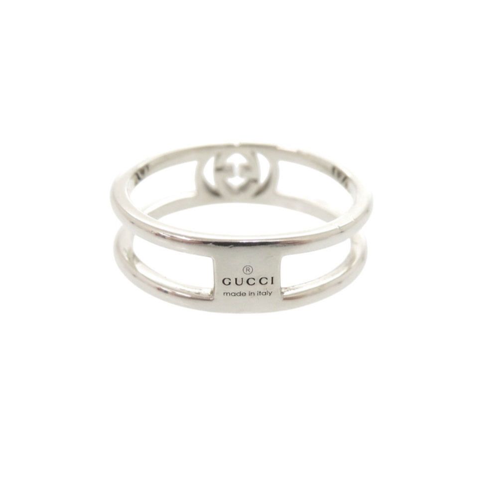 Gucci Interlocking 925 Sterling Silver Ring