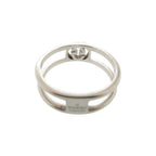 Gucci Interlocking 925 Sterling Silver Ring