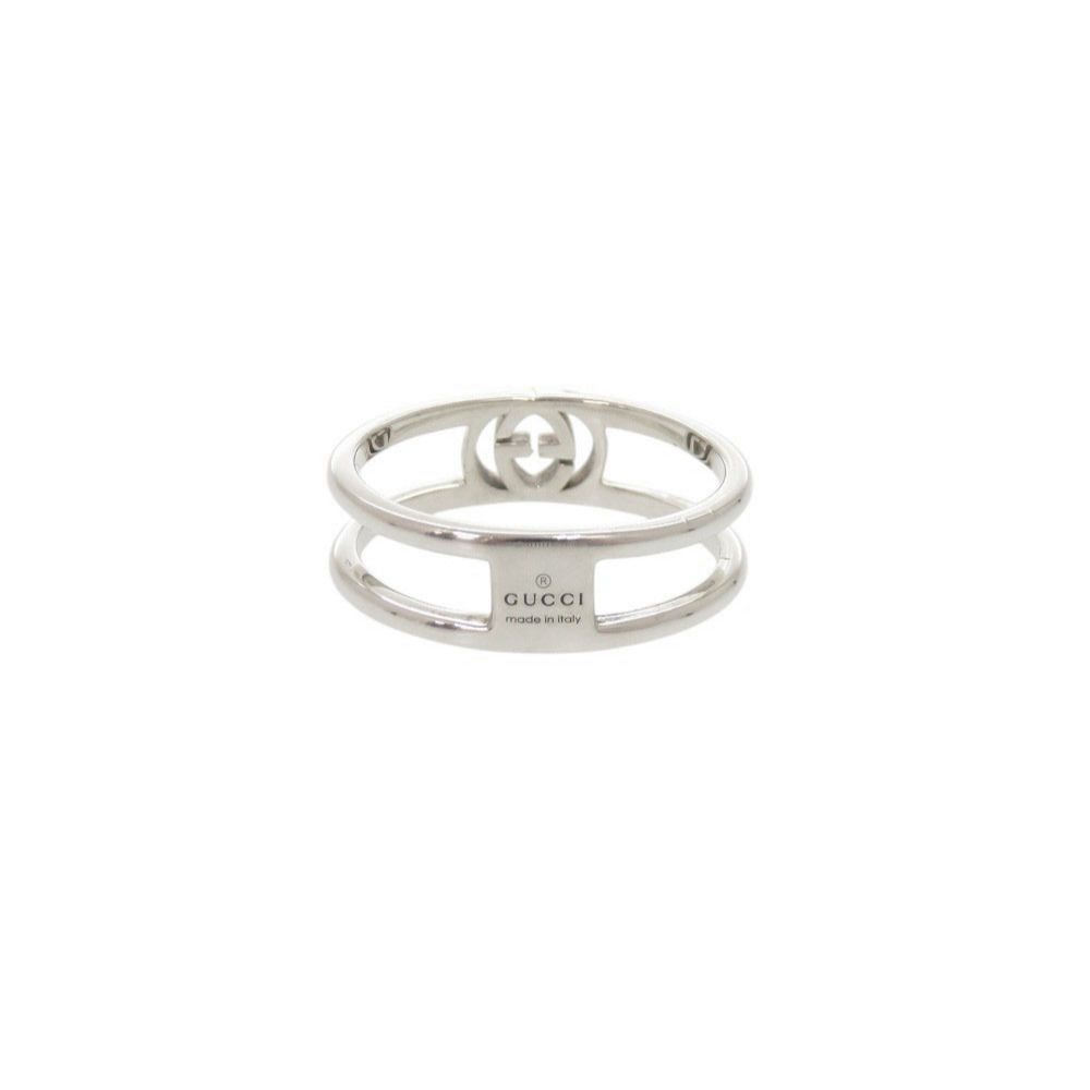 Gucci Interlocking 925 Sterling Silver Ring