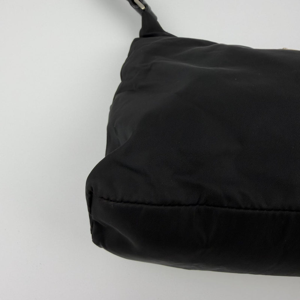 Prada Shoulder Bag Black Nylon Vintage — view 8