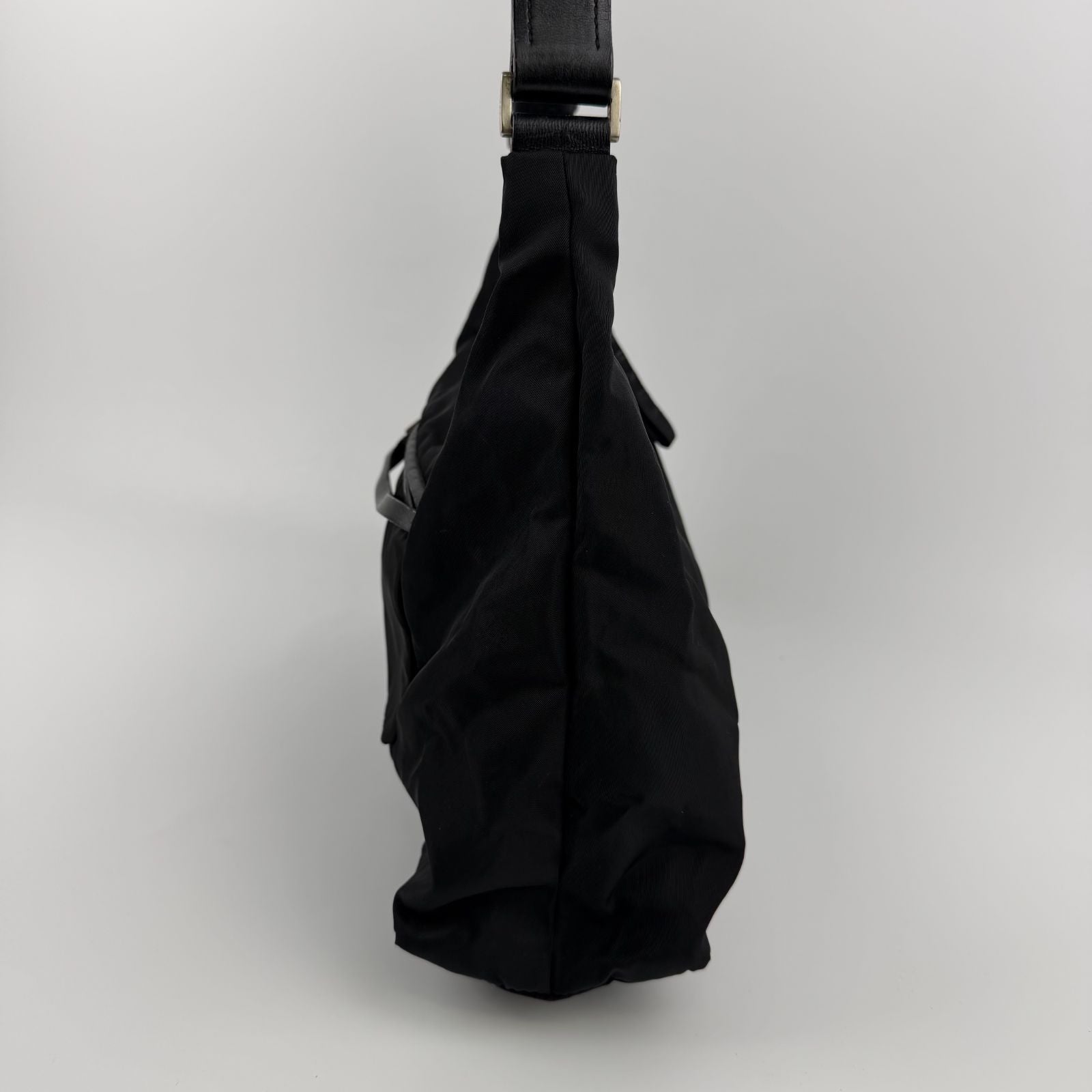 Prada Shoulder Bag Black Nylon Vintage — view 6