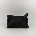 Prada Shoulder Bag Black Nylon Vintage — view 4