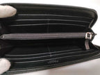Prada Wallet Triangle Logo Black Nylon Silver — view 9