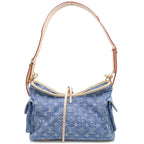Louis Vuitton Carryall Cargo PM Monogram Denim Blue GD Shoulder Bag — view 2