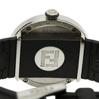 Fendi Busla Watch Black Silver Stainless Steel Rubber — view 5