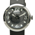 Fendi Busla Watch Black Silver Stainless Steel Rubber