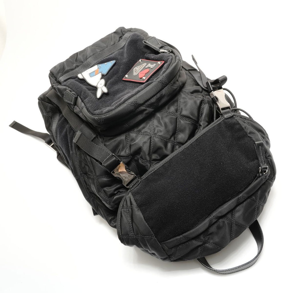 Prada Backpack Velcro Black — view 8