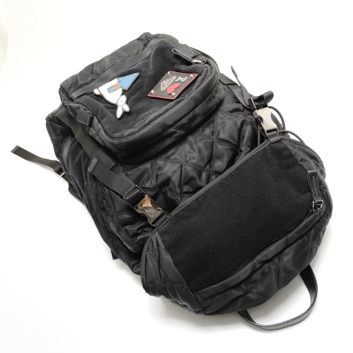 Prada Backpack Velcro Black — view 8