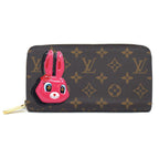 Louis Vuitton Nicolas Gess Curle Zippy Wallet Brown Monogram Gold