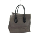 Celine Luggage Phantom Tote Hand Logo Canvas Leather Gray — view 2