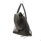 Celine Luggage Phantom Tote Hand Logo Canvas Leather Gray — view 4