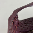 Bottega Veneta Intrecciato Handbag Pouch Leather Bordeaux — view 5