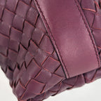 Bottega Veneta Intrecciato Handbag Pouch Leather Bordeaux — view 4