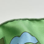 Hermes Petit Carre Mediterranee Mediterranean Scarf Silk Green Multicolor — view 5