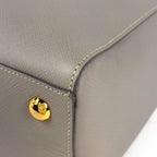 Prada Tote 2-Way Saffiano Leather Light Gray — view 3