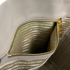 Prada Tote 2-Way Saffiano Leather Light Gray — view 8