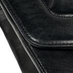Chanel Diana Quilted Single Flap Chain Shoulder Bag CC Logo Leather Black — view 7