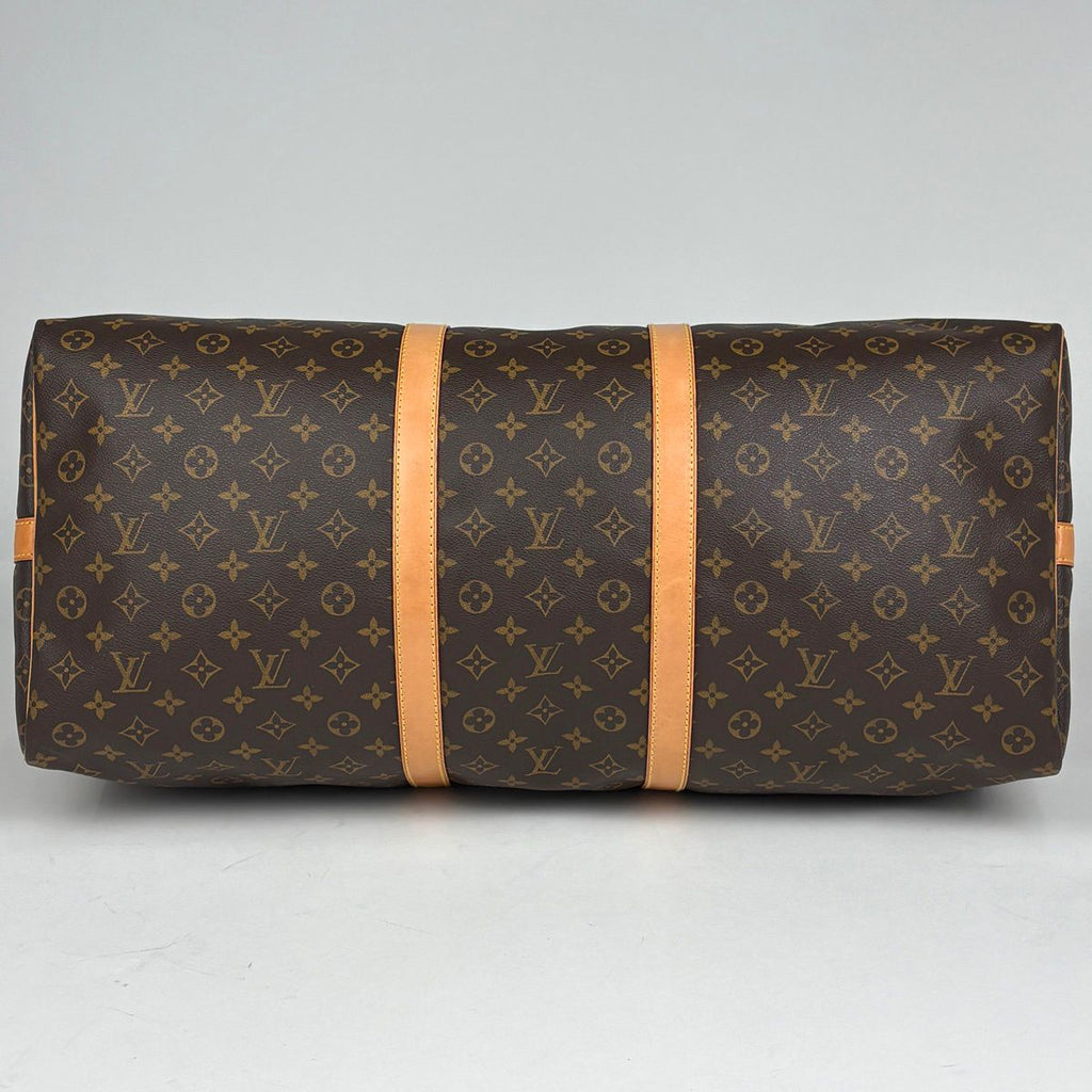 Louis Vuitton Keepall Bandouliere 60 2-Way Boston Bag Monogram Brown — view 2