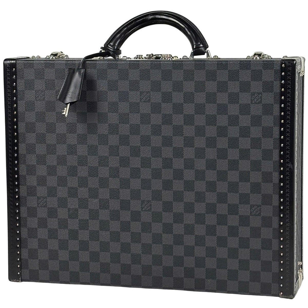 Louis Vuitton President Trunk Damier Graphite Black