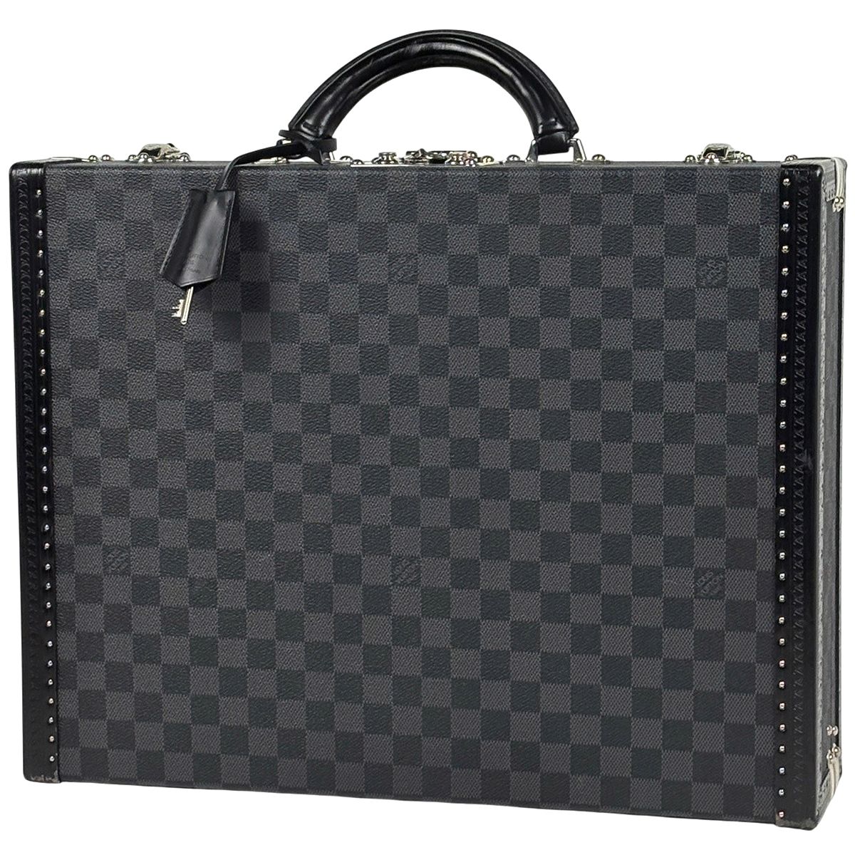 Louis Vuitton President Trunk Damier Graphite Black