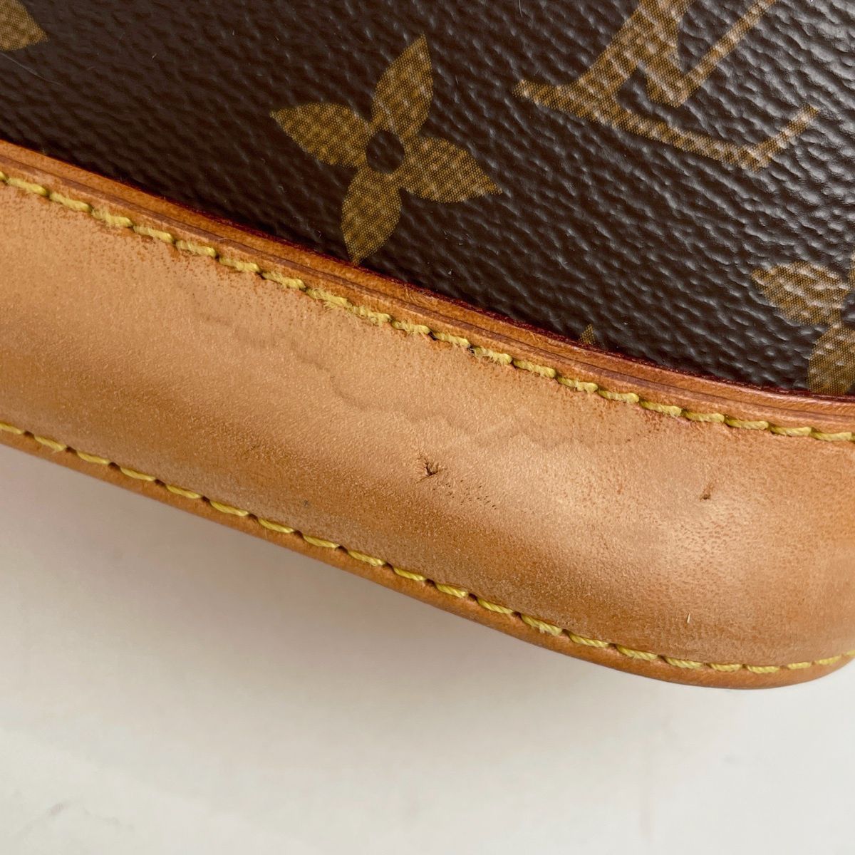 Louis Vuitton Alma BB Handbag Monogram Brown — view 5