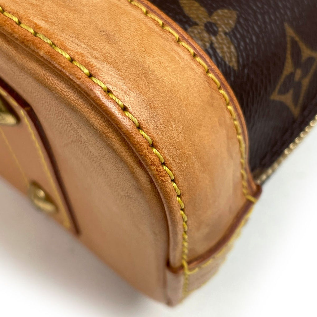 Louis Vuitton Alma BB Handbag Monogram Brown — view 3