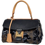 Louis Vuitton Fleur Duju Carzel Sequin Handbag Monogram Brown