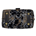Louis Vuitton Fleur Duju Carzel Sequin Handbag Monogram Brown — view 5