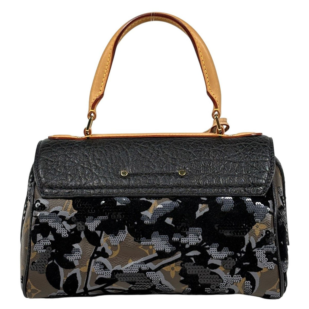 Louis Vuitton Fleur Duju Carzel Sequin Handbag Monogram Brown — view 3