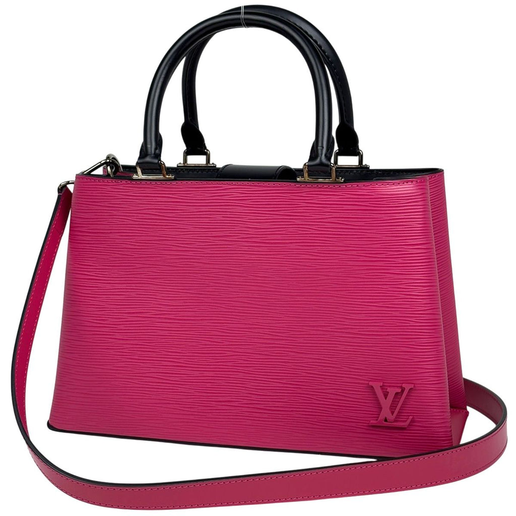 Louis Vuitton Cles Veil PM 2-Way Handbag Epi Hot Pink