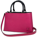 Louis Vuitton Cles Veil PM 2-Way Handbag Epi Hot Pink