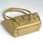 Bottega Veneta Mini the Arco 2-Way Handbag Leather Yellow — view 2