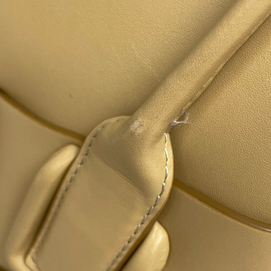 Bottega Veneta Mini the Arco 2-Way Handbag Leather Yellow — view 4