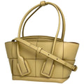 Bottega Veneta Mini the Arco 2-Way Handbag Leather Yellow