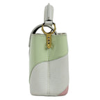 Louis Vuitton Capucines Mini 2-Way Handbag Taurillon White Pink Green — view 4