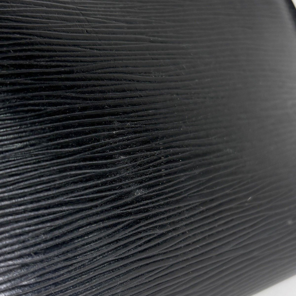 Louis Vuitton Pochette Makeup Cosmetics Handbag Pouch Epi Noir — view 5