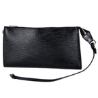 Louis Vuitton Pochette Makeup Cosmetics Handbag Pouch Epi Noir