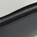 Louis Vuitton Pochette Makeup Cosmetics Handbag Pouch Epi Noir — view 6