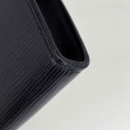 Louis Vuitton Pochette Makeup Cosmetics Handbag Pouch Epi Noir — view 3