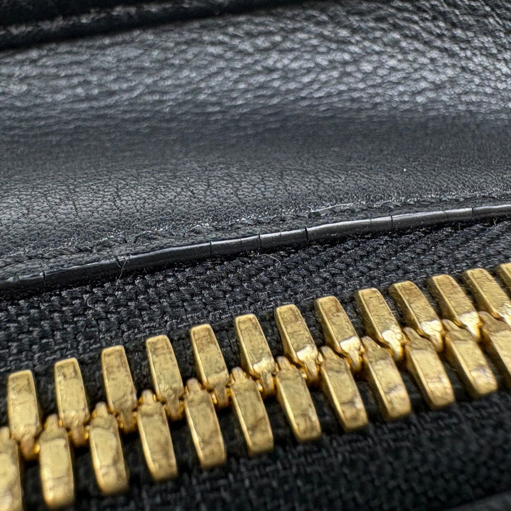 Loewe Amazona 28 2-Way Anagram Handbag Leather Black — view 5