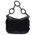 Chanel CC Logo Shoulder Bag Black — view 3
