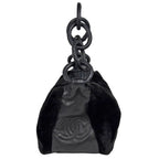 Chanel CC Logo Shoulder Bag Black — view 4