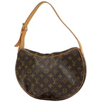 Louis Vuitton Croissant MM Shoulder Bag Monogram Brown