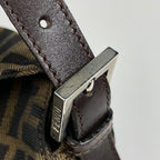 Fendi Zucca Pattern Shoulder Bag Canvas Brown — view 5
