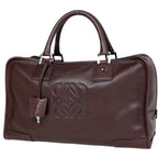 Loewe Amazona 36 Anagram Handbag Leather Brown