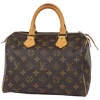 Louis Vuitton Speedy 25 Handbag Monogram Brown