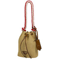 Prada Crochet Rope 2-Way Shoulder Bag Raffia Natural
